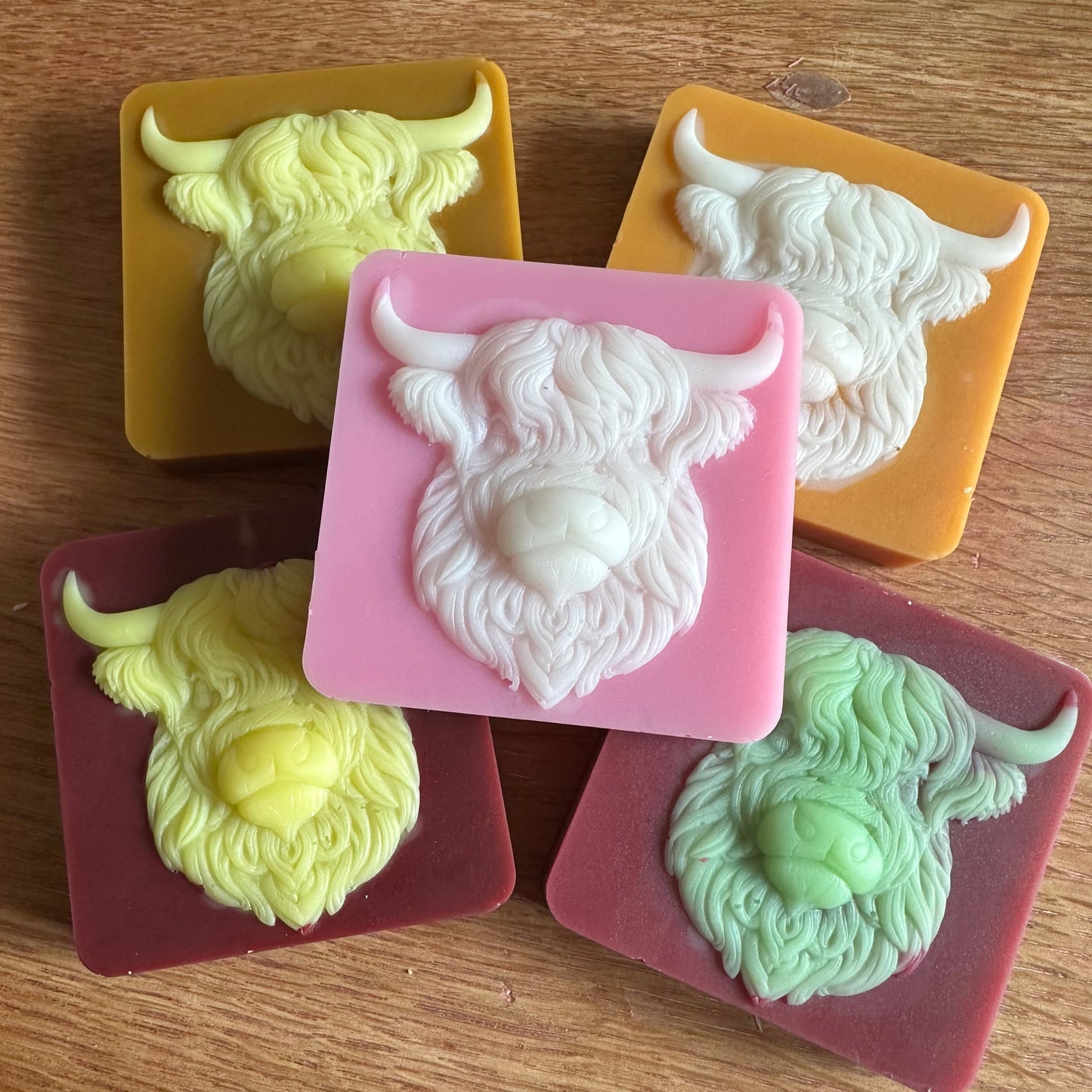 Highland Cow Face Block