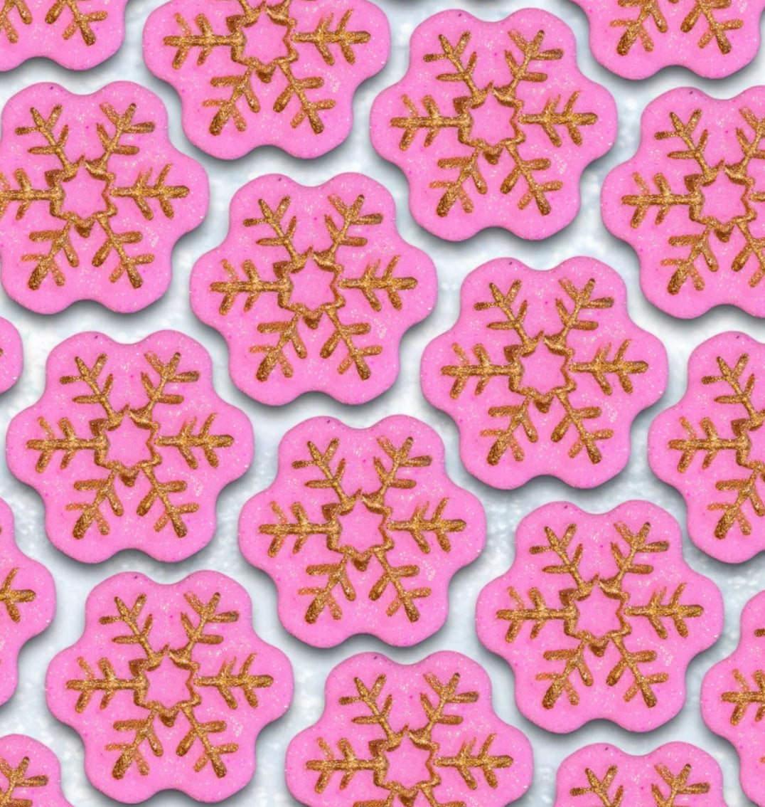 Pink Snowflake (Waling in a Winter Wonderland) Bath Bomb