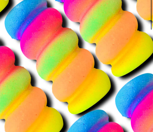 XL Rainbow Twister Bath Bomb