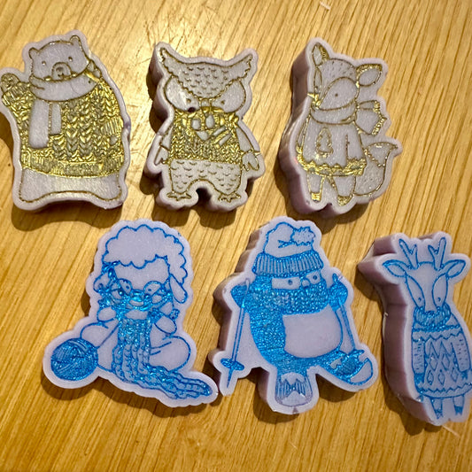 Knitted Jumpers Animal Trio