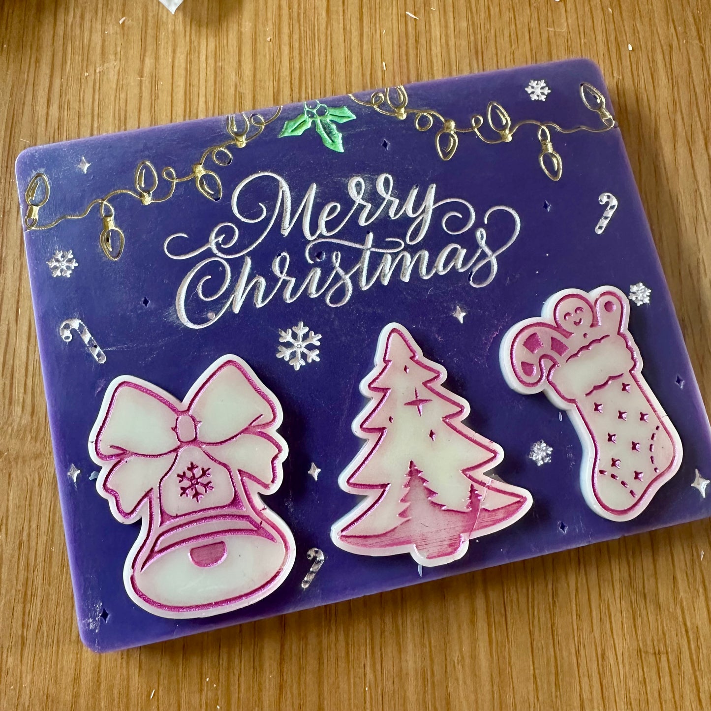 XL Merry Christmas Slab