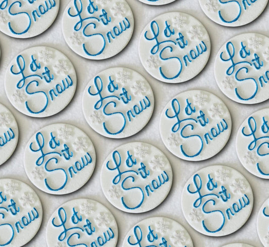 Small Let it Snow (Winter Fairy) Bath Bomb