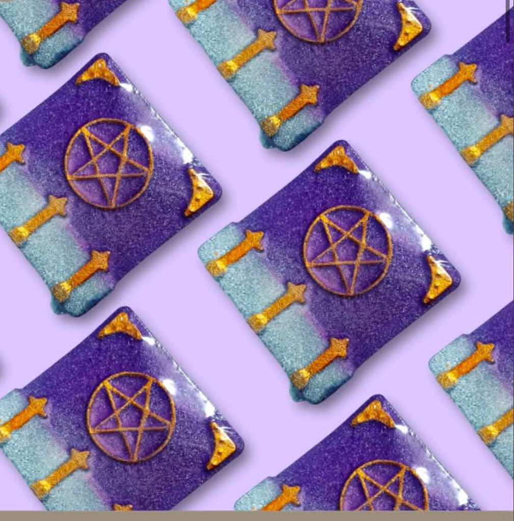 Pentagram Spell Book Bath Bomb