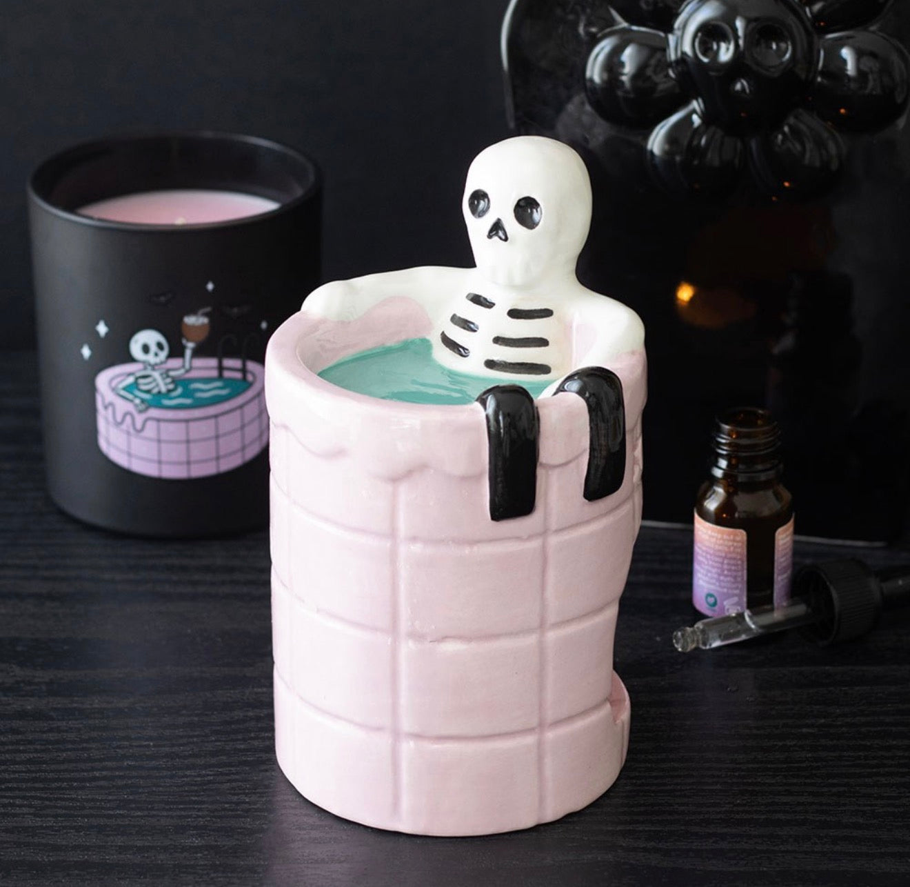 Skull Wax Tub Burner