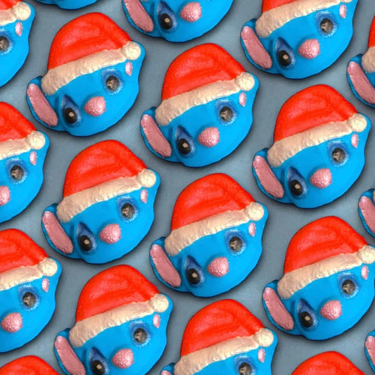 Mini Christmas Stitch (Berry Pop) Bath Bomb