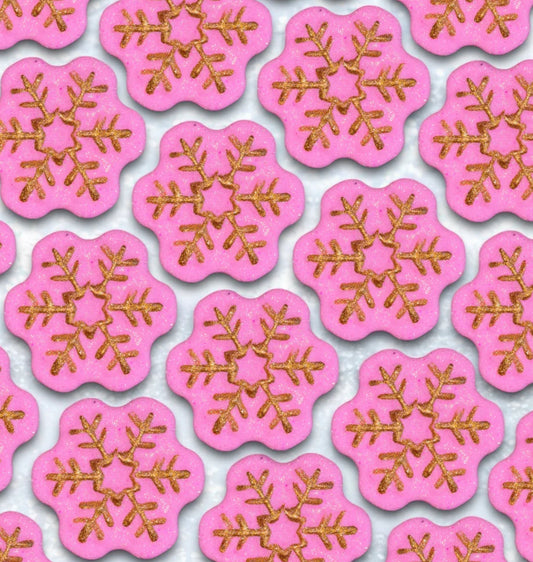 Pink Snowflake (Waling in a Winter Wonderland) Bath Bomb