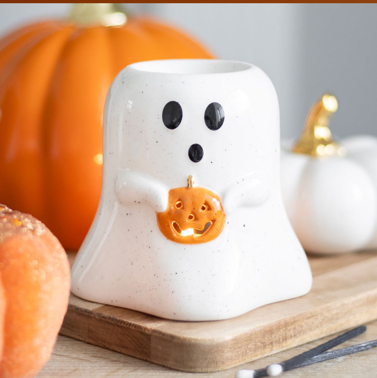 Ghost Pumpkin Burner