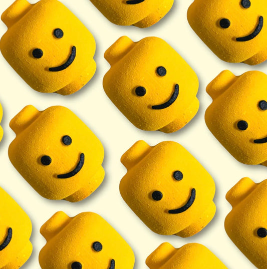 XL Lego Head Bath Bomb