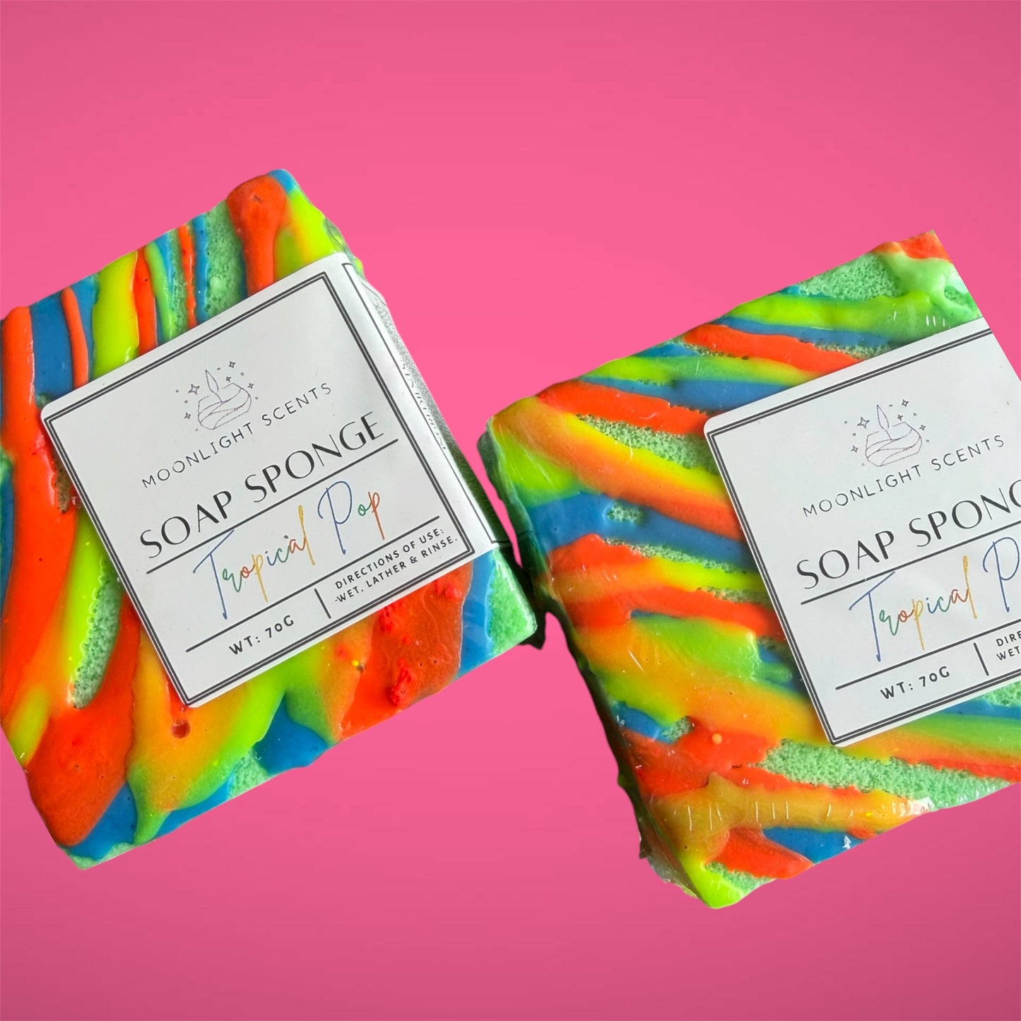 Small Tropical Pop Soap Sponge